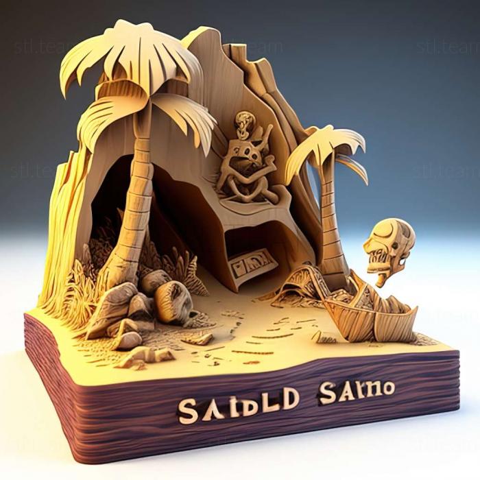 3D model Stranded Sails  Explorers of the Cursed Islands gameRE a (STL)